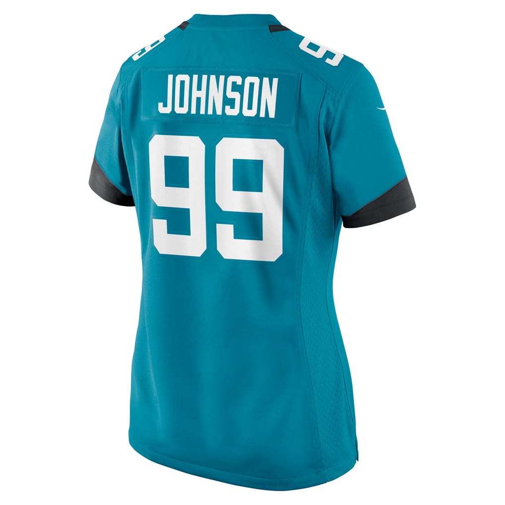 Women's Jacksonville Jaguars Austin Johnson Teal Team Game Jersey