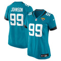 Women's Jacksonville Jaguars Austin Johnson Teal Team Game Jersey