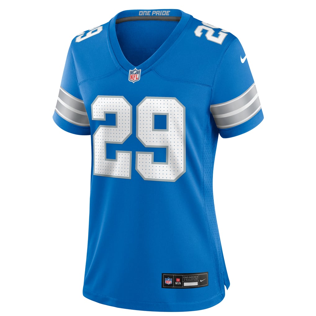 Women's Detroit Lions Avonte Maddox Blue Team Game Jersey