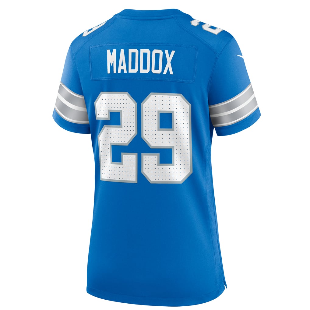 Women's Detroit Lions Avonte Maddox Blue Team Game Jersey