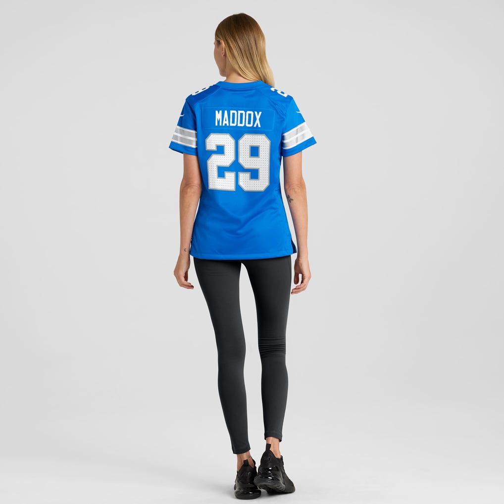 Women's Detroit Lions Avonte Maddox Blue Team Game Jersey