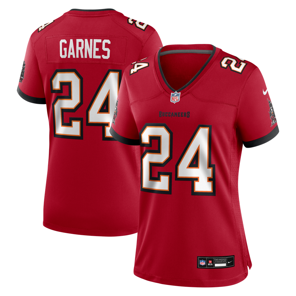 Women's Tampa Bay Buccaneers Ayden Garnes Red Team Game Jersey