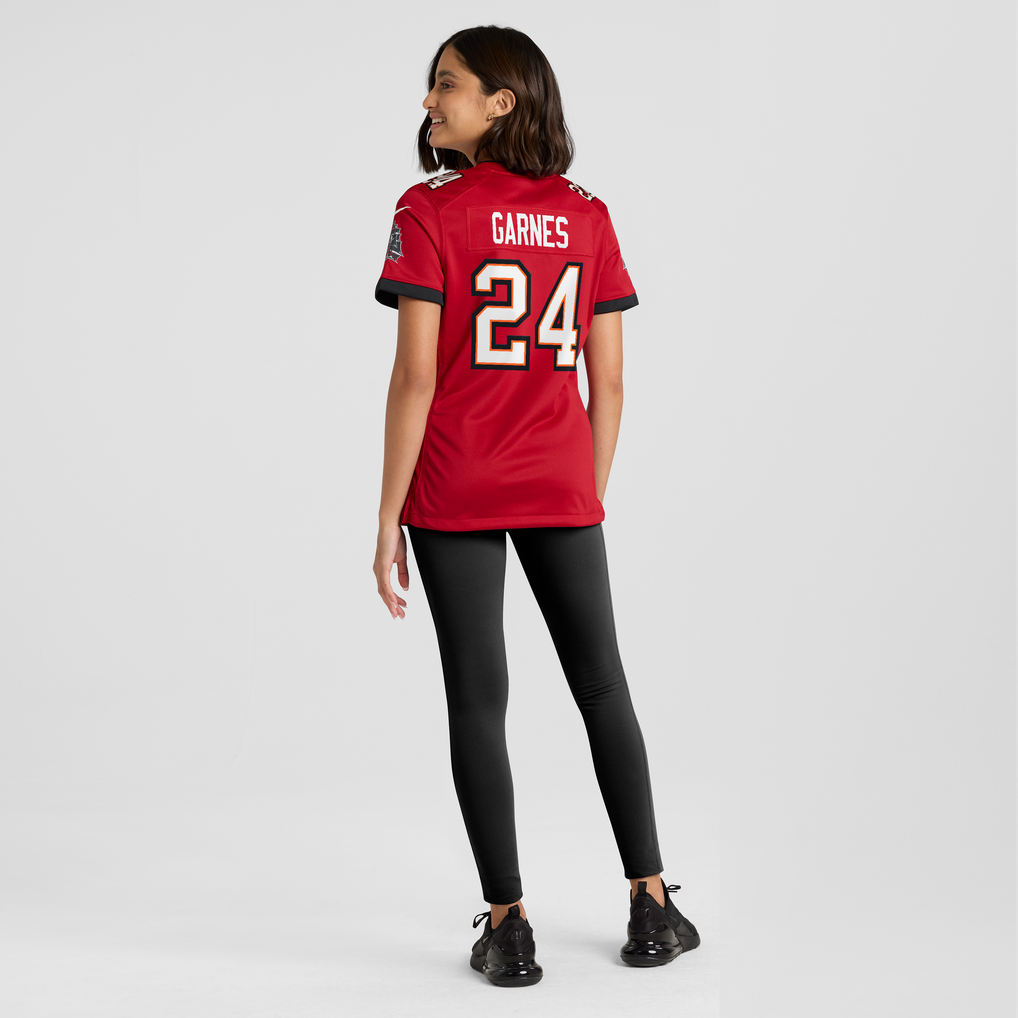Women's Tampa Bay Buccaneers Ayden Garnes Red Team Game Jersey