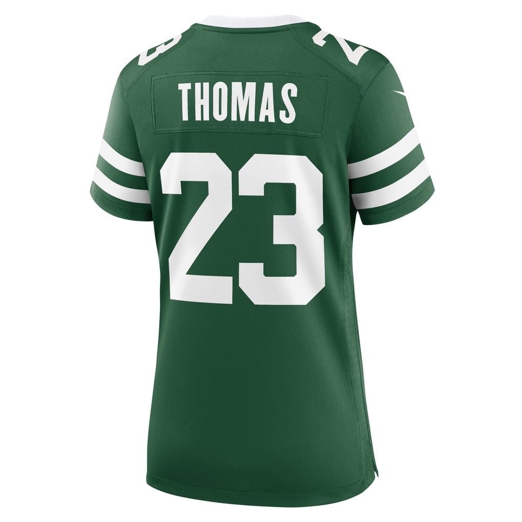 Women's New York Jets Azareye'h Thomas Legacy Green Team Game Jersey