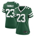 Women's New York Jets Azareye'h Thomas Legacy Green Team Game Jersey