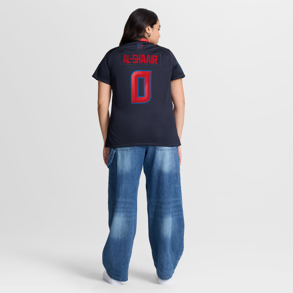 Women's Houston Texans Azeez Al-Shaair Navy Alternate Game Jersey