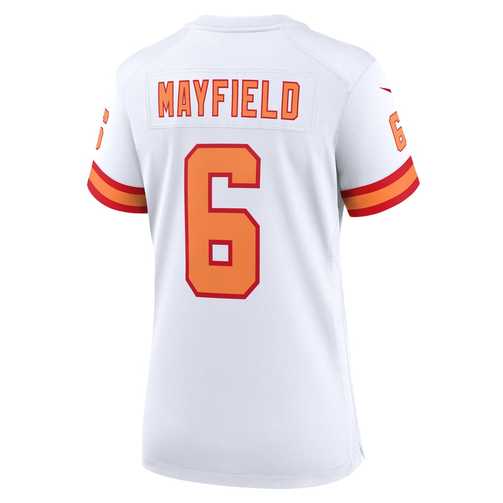 Women's '76 Tampa Bay Buccaneers Baker Mayfield White Game Jersey