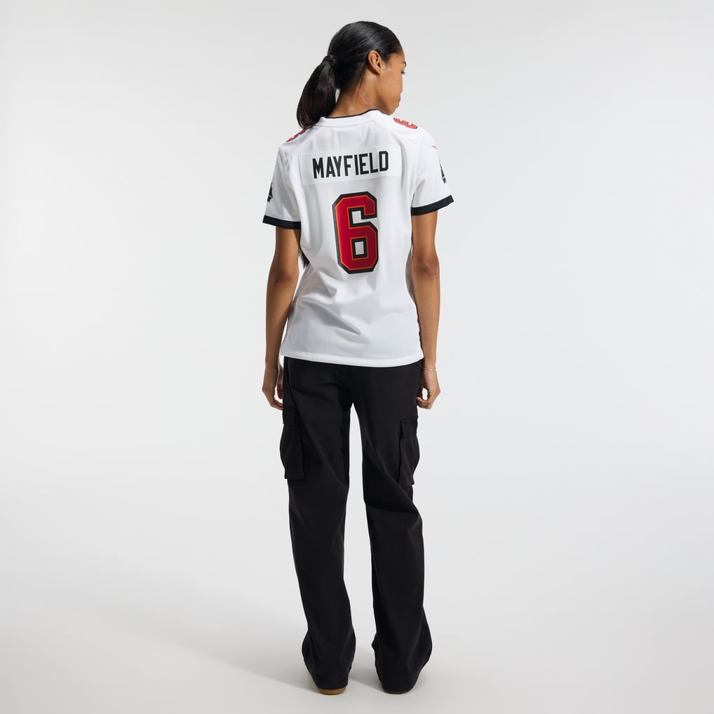 Women's Tampa Bay Buccaneers Baker Mayfield White Away Game Jersey