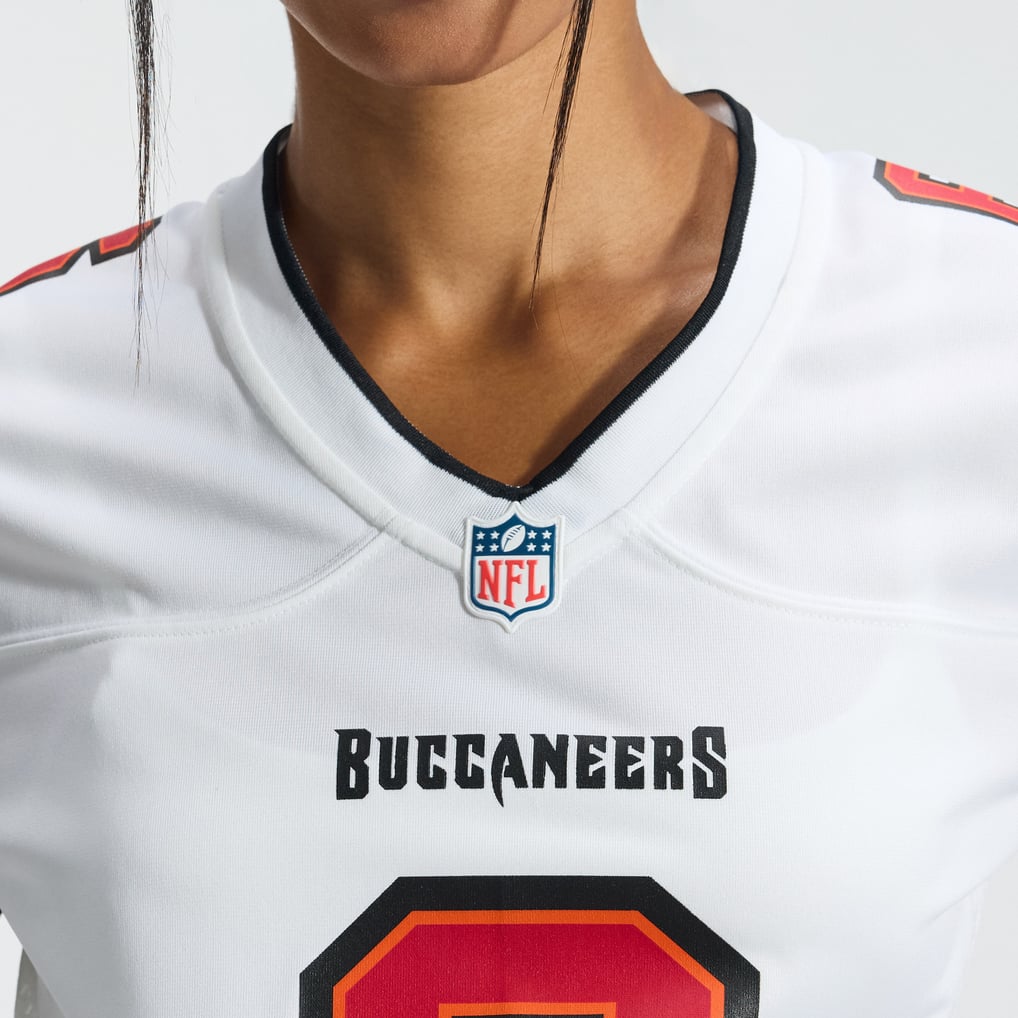Women's Tampa Bay Buccaneers Baker Mayfield White Away Game Jersey