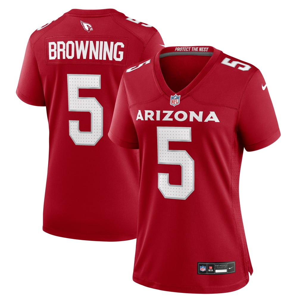 Women's Arizona Cardinals Baron Browning Cardinal Team Game Jersey