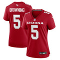 Women's Arizona Cardinals Baron Browning Cardinal Team Game Jersey