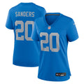 Women's Detroit Lions Barry Sanders Blue Alternate Game Jersey