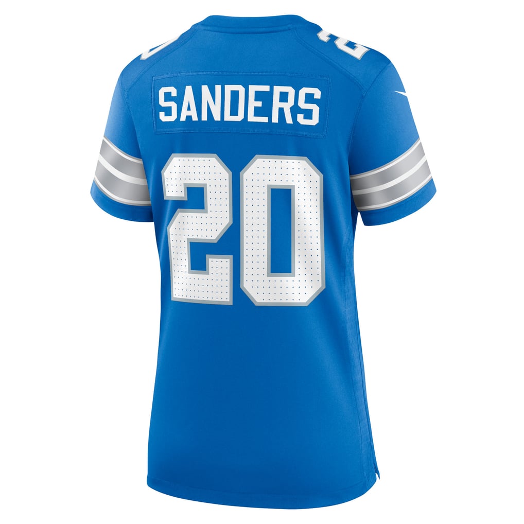 Women's Detroit Lions Barry Sanders Blue Retired Player Game Jersey