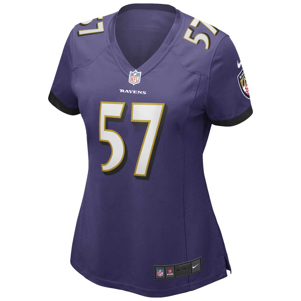 Women's Baltimore Ravens Bart Scott Purple Game Retired Player Jersey