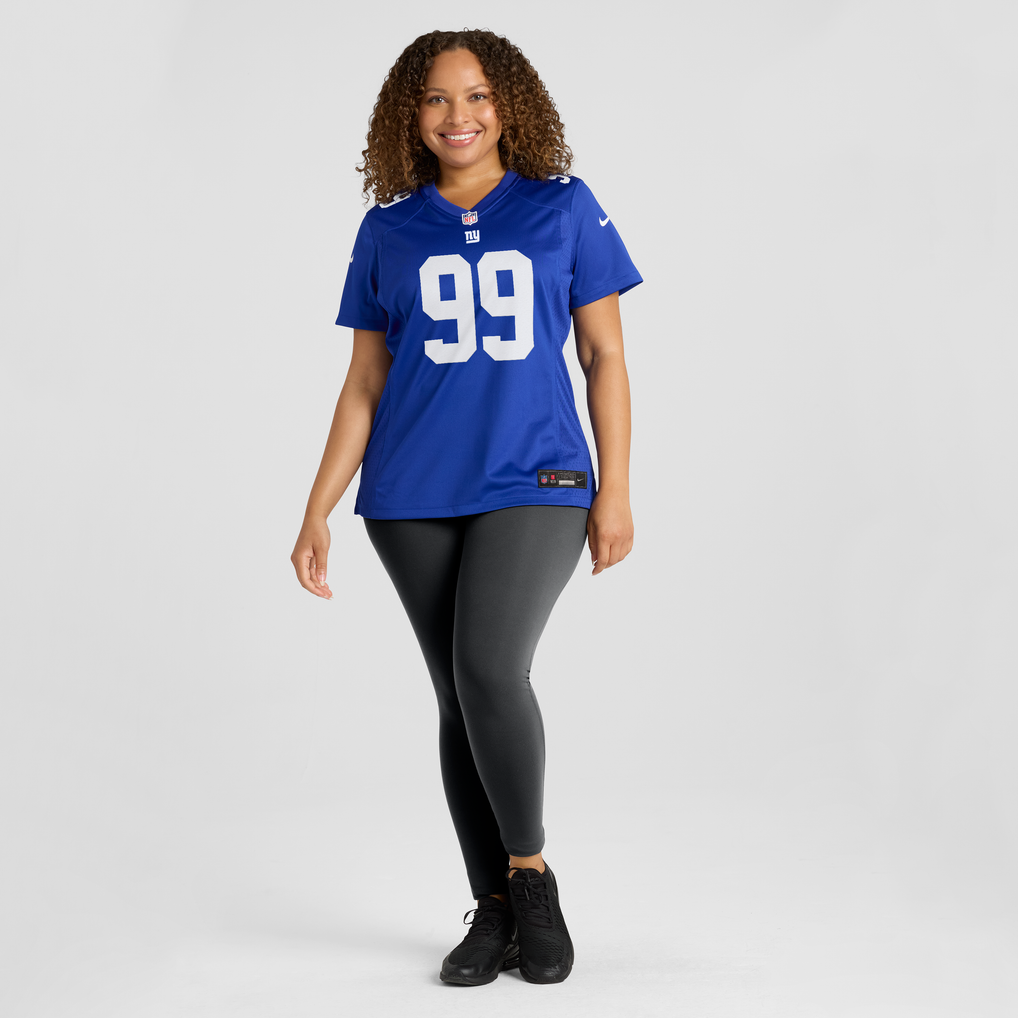 Women's New York Giants Basil Okoye Royal Team Game Jersey