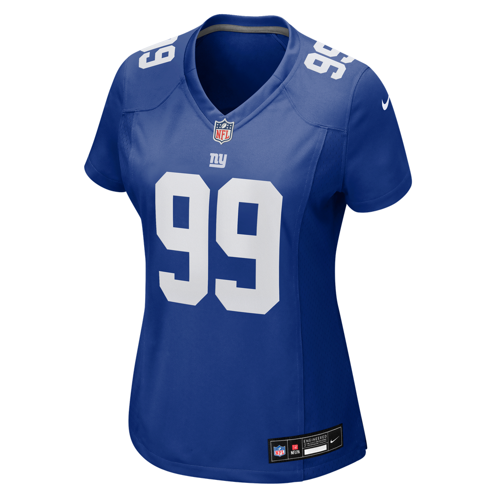 Women's New York Giants Basil Okoye Royal Team Game Jersey