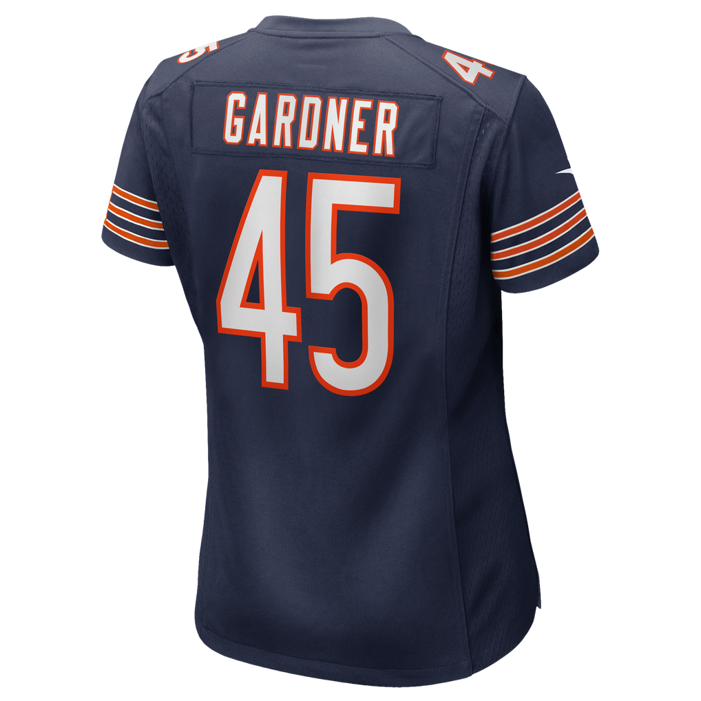 Women's Chicago Bears Beau Gardner Navy Team Game Jersey
