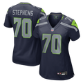 Women's Seattle Seahawks Beau Stephens College Navy Team Game Jersey