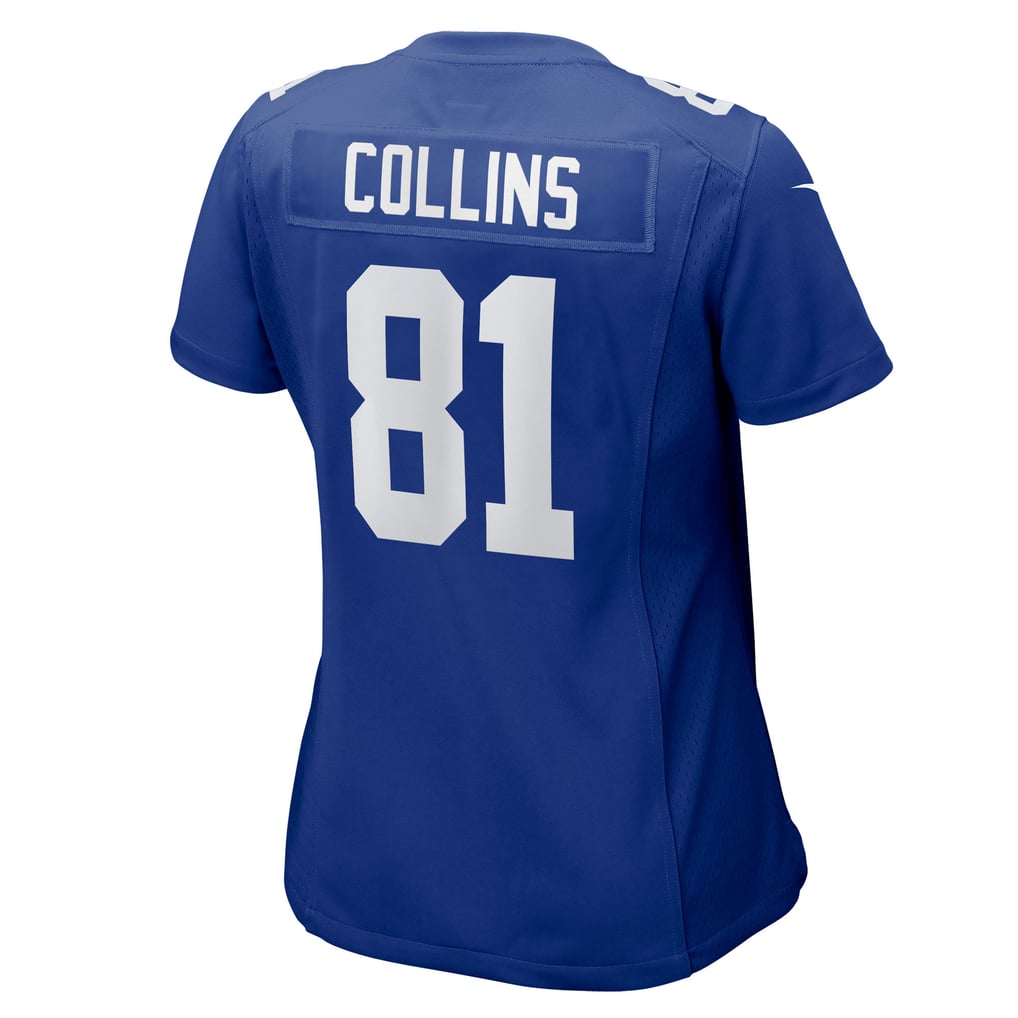 Women's New York Giants Beaux Collins Royal Team Game Jersey