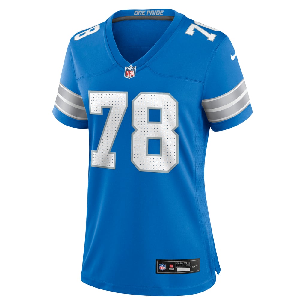 Women's Detroit Lions Ben Bartch Blue Team Game Jersey