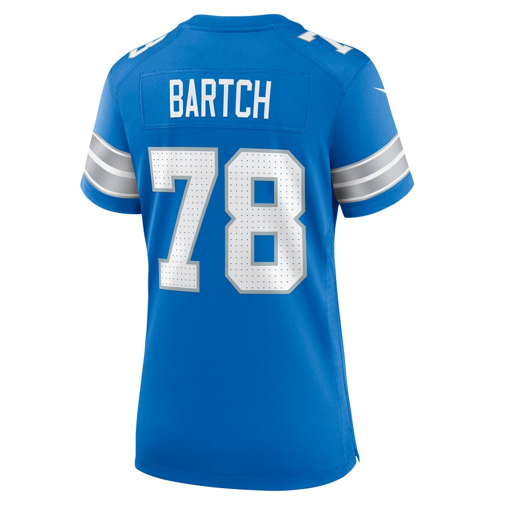 Women's Detroit Lions Ben Bartch Blue Team Game Jersey