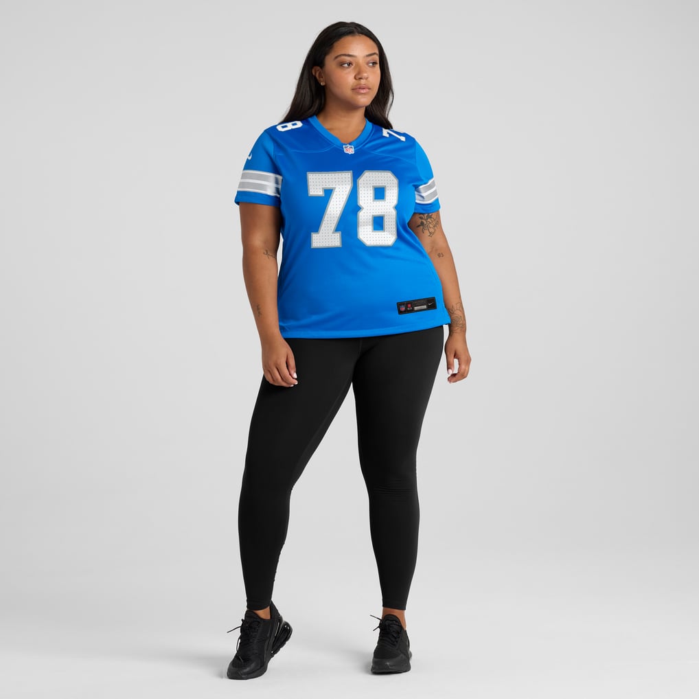 Women's Detroit Lions Ben Bartch Blue Team Game Jersey