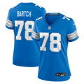 Women's Detroit Lions Ben Bartch Blue Team Game Jersey
