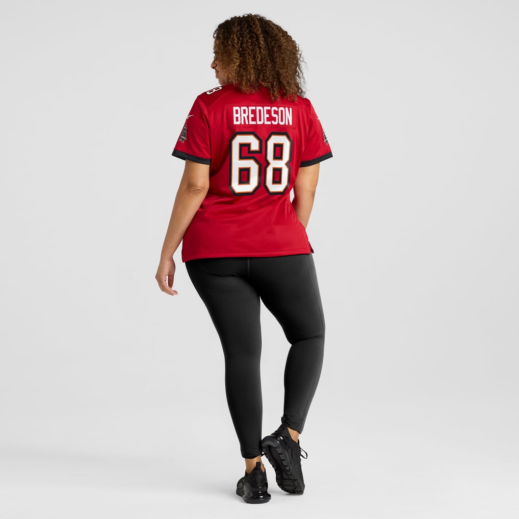 Women's Tampa Bay Buccaneers Ben Bredeson Red Game Jersey