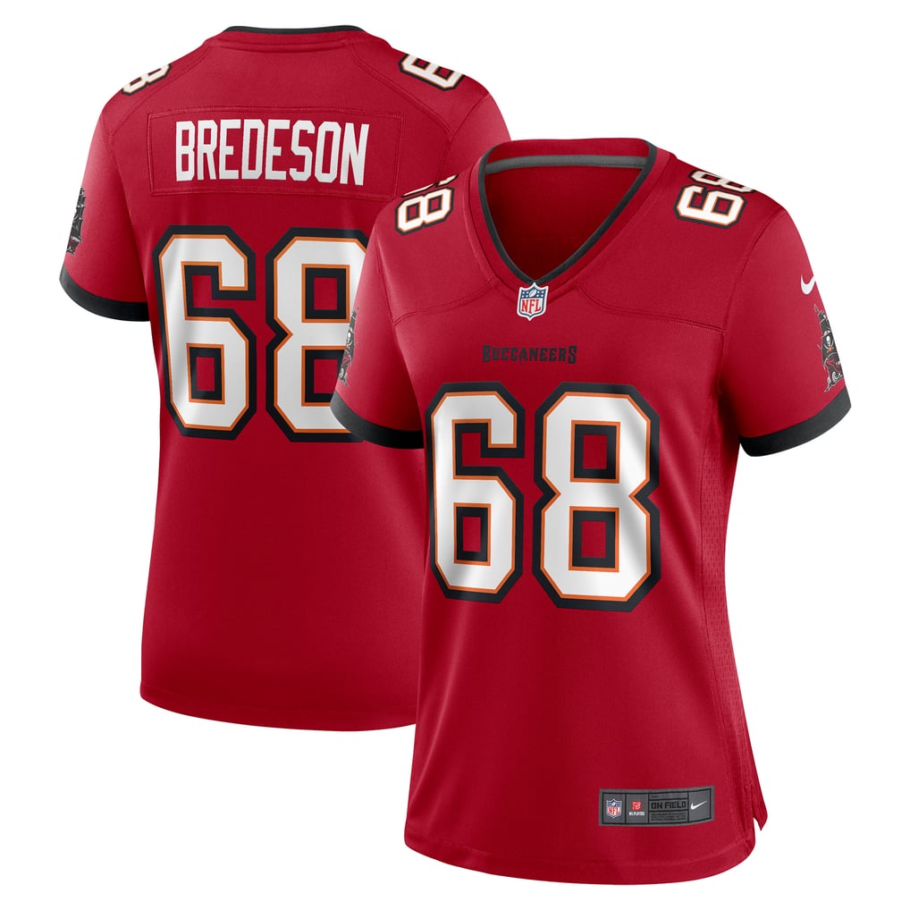 Women's Tampa Bay Buccaneers Ben Bredeson Red Game Jersey