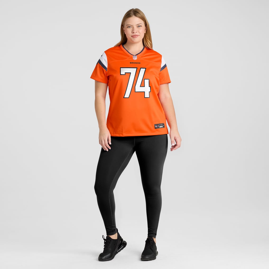 Women's Denver Broncos Ben Powers Orange Team Game Jersey