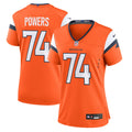 Women's Denver Broncos Ben Powers Orange Team Game Jersey