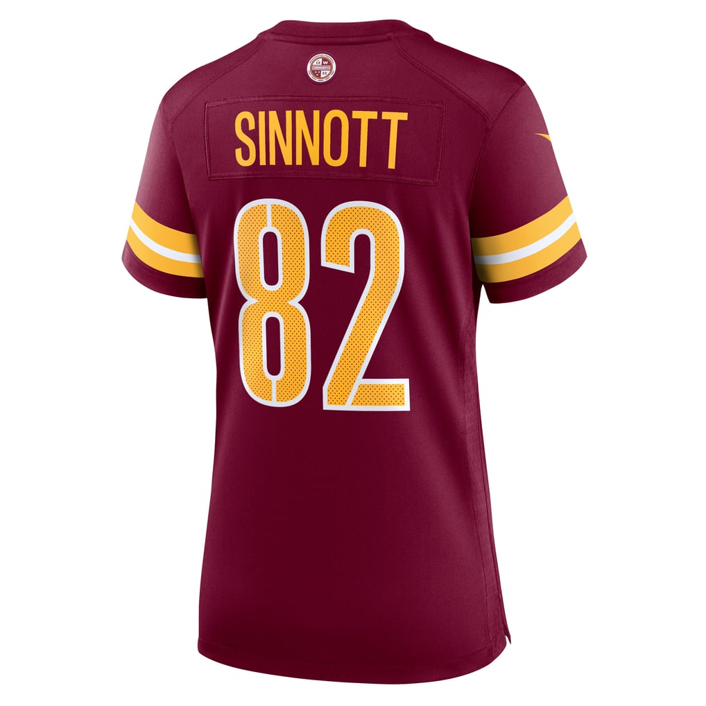 Women's Washington Commanders Ben Sinnott Burgundy Team Game Jersey