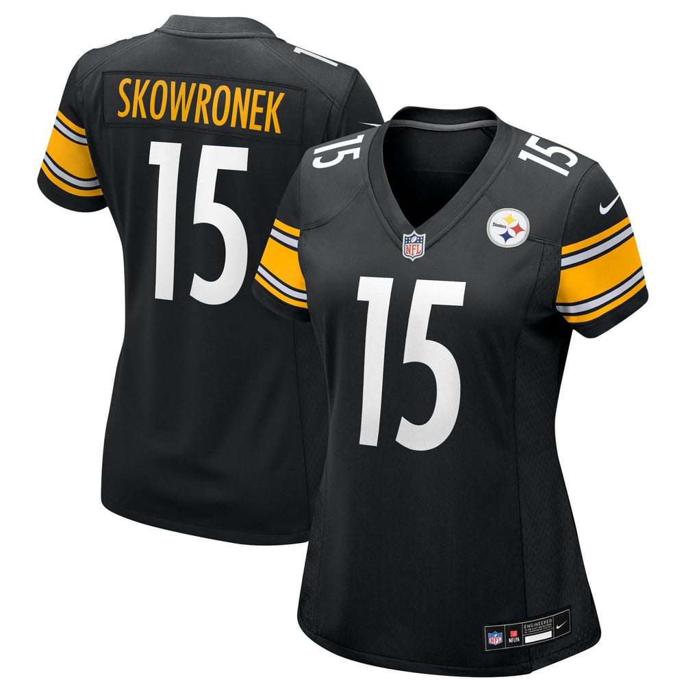 Women's Pittsburgh Steelers Ben Skowronek Black Team Game Jersey