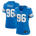 Women's Detroit Lions Ben Stille Blue Team Game Jersey