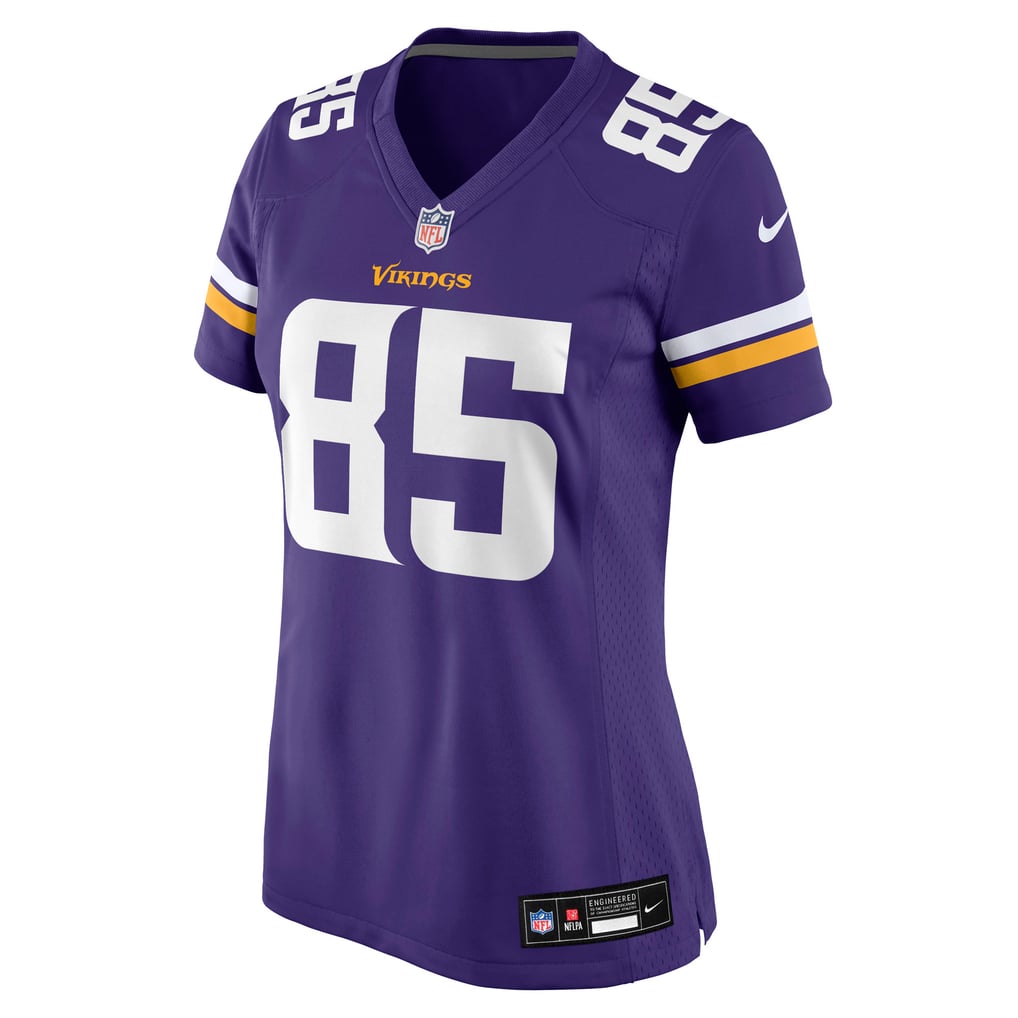 Women's Minnesota Vikings Ben Yurosek Purple Team Game Jersey