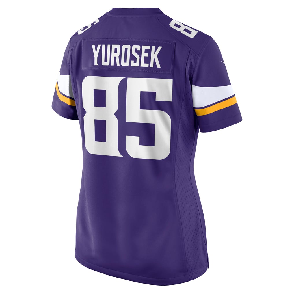 Women's Minnesota Vikings Ben Yurosek Purple Team Game Jersey