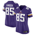 Women's Minnesota Vikings Ben Yurosek Purple Team Game Jersey