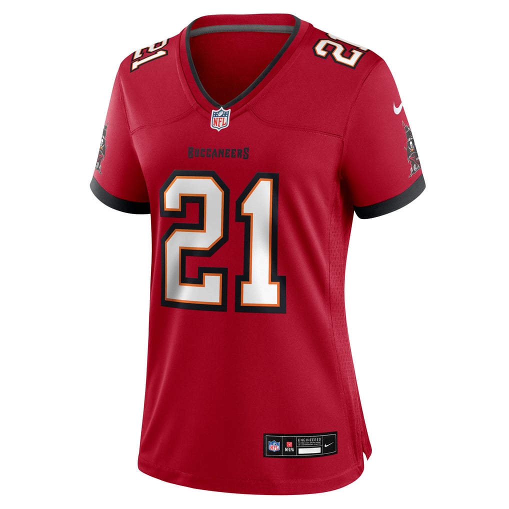 Women's Tampa Bay Buccaneers Benjamin Morrison Red Team Game Jersey