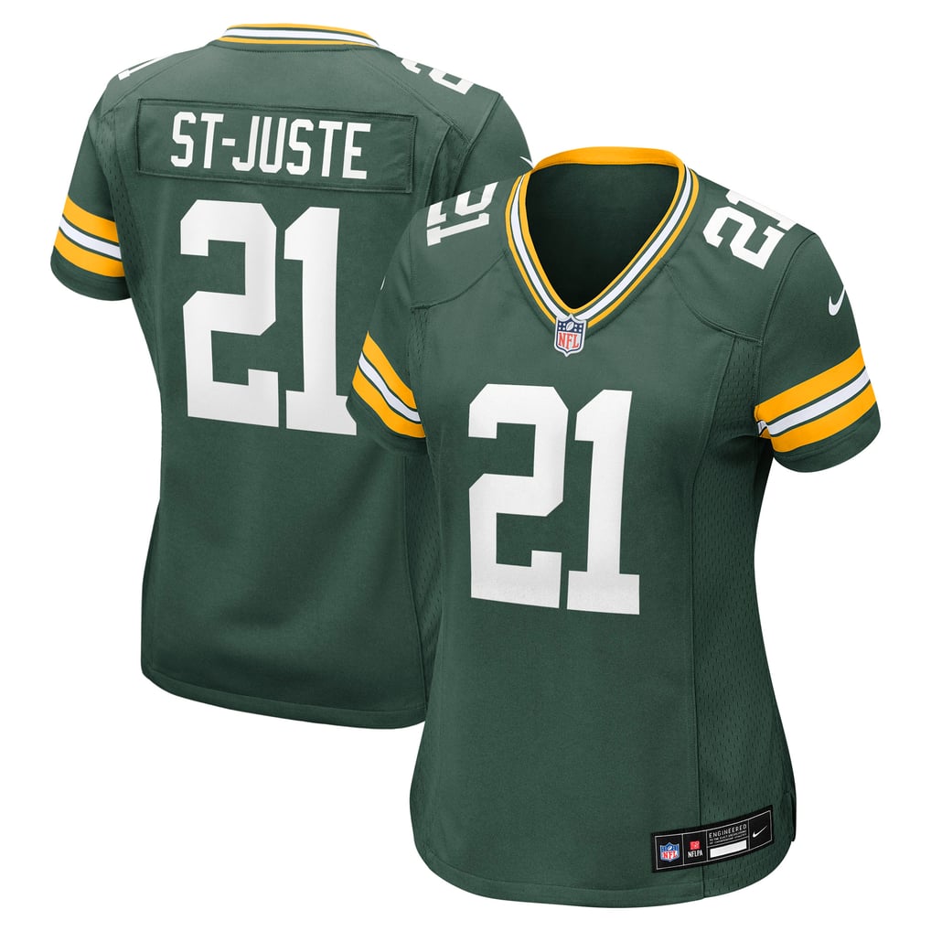 Women's Green Bay Packers Benjamin St-Juste Green Team Game Jersey