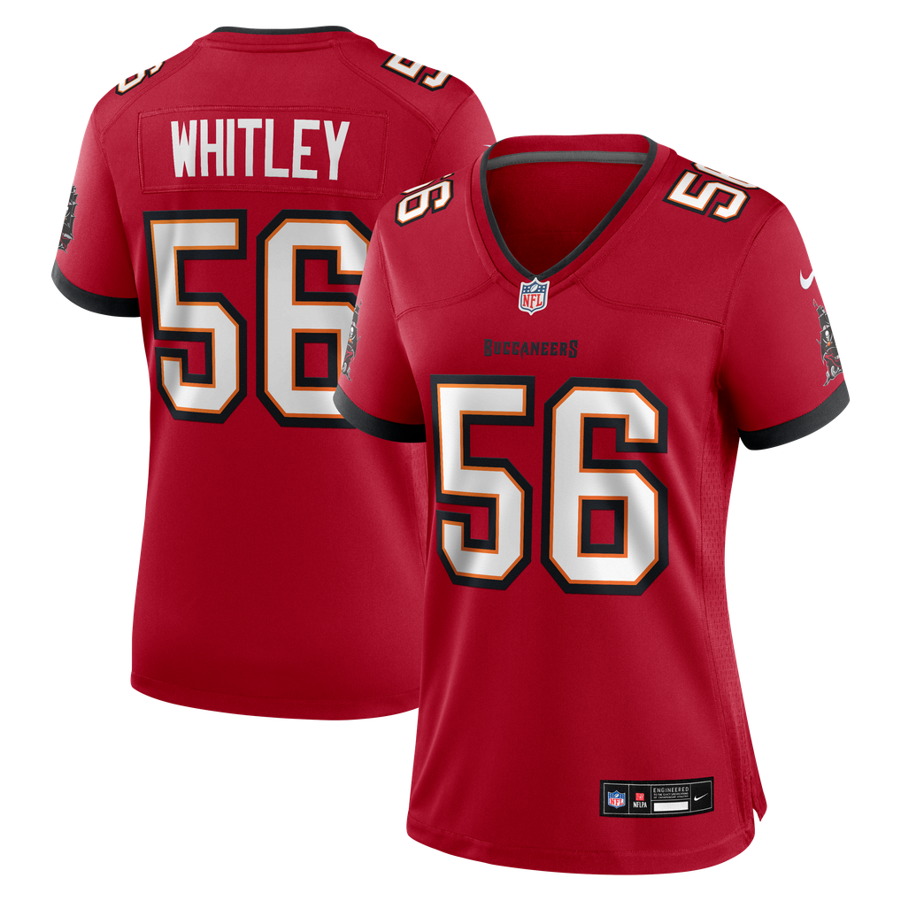Women's Tampa Bay Buccaneers Benton Whitley Red Team Game Jersey