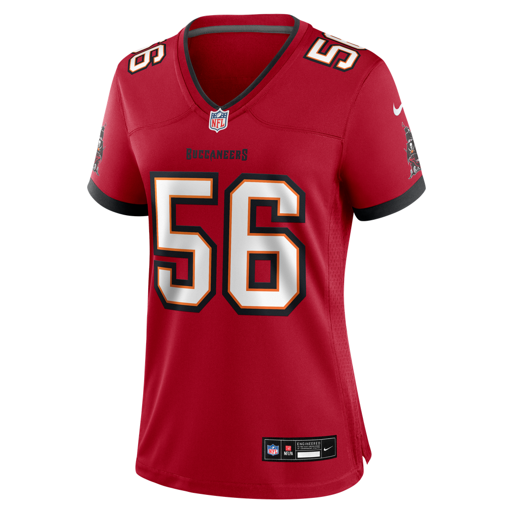 Women's Tampa Bay Buccaneers Benton Whitley Red Team Game Jersey
