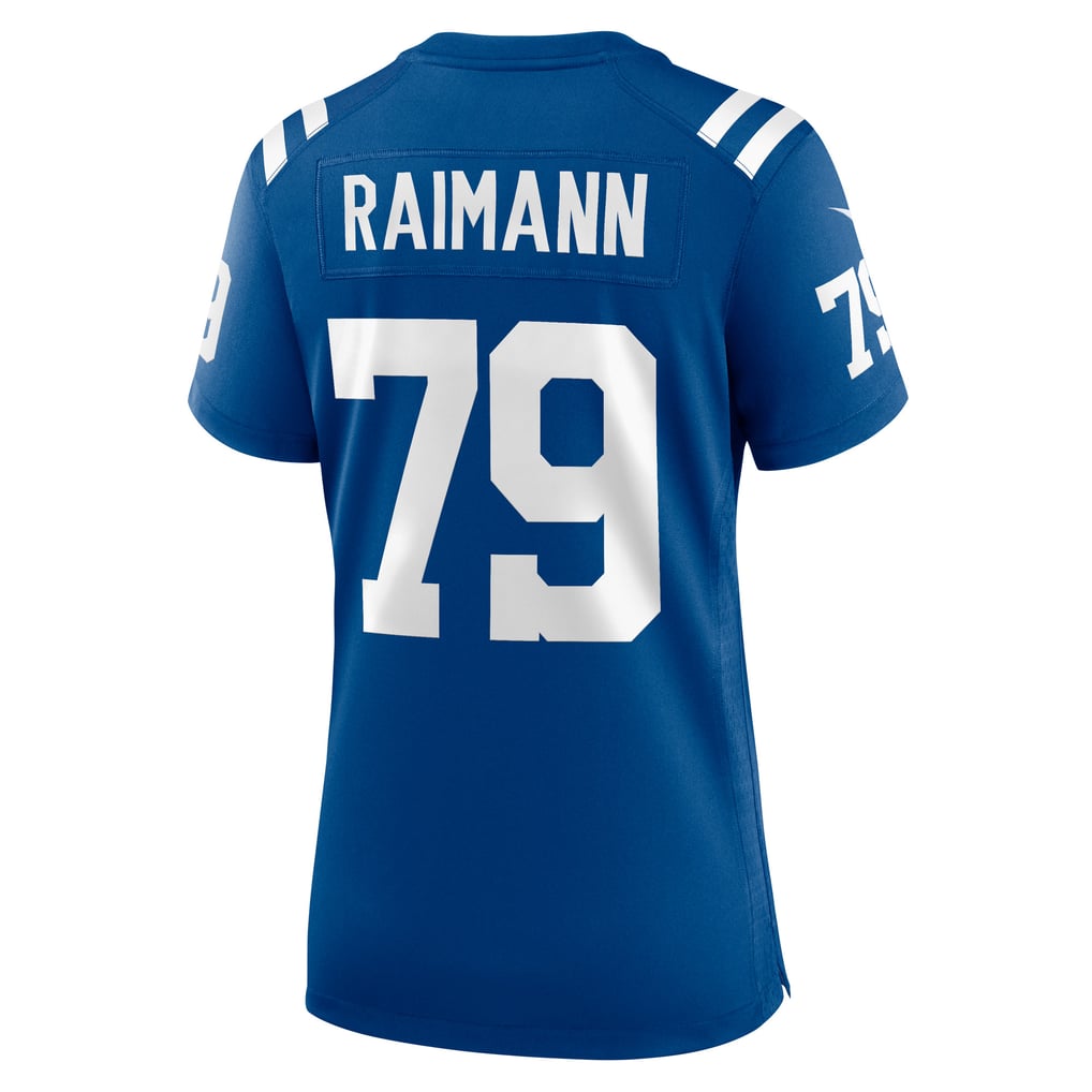 Women's Indianapolis Colts Bernhard Raimann Royal Player Game Jersey