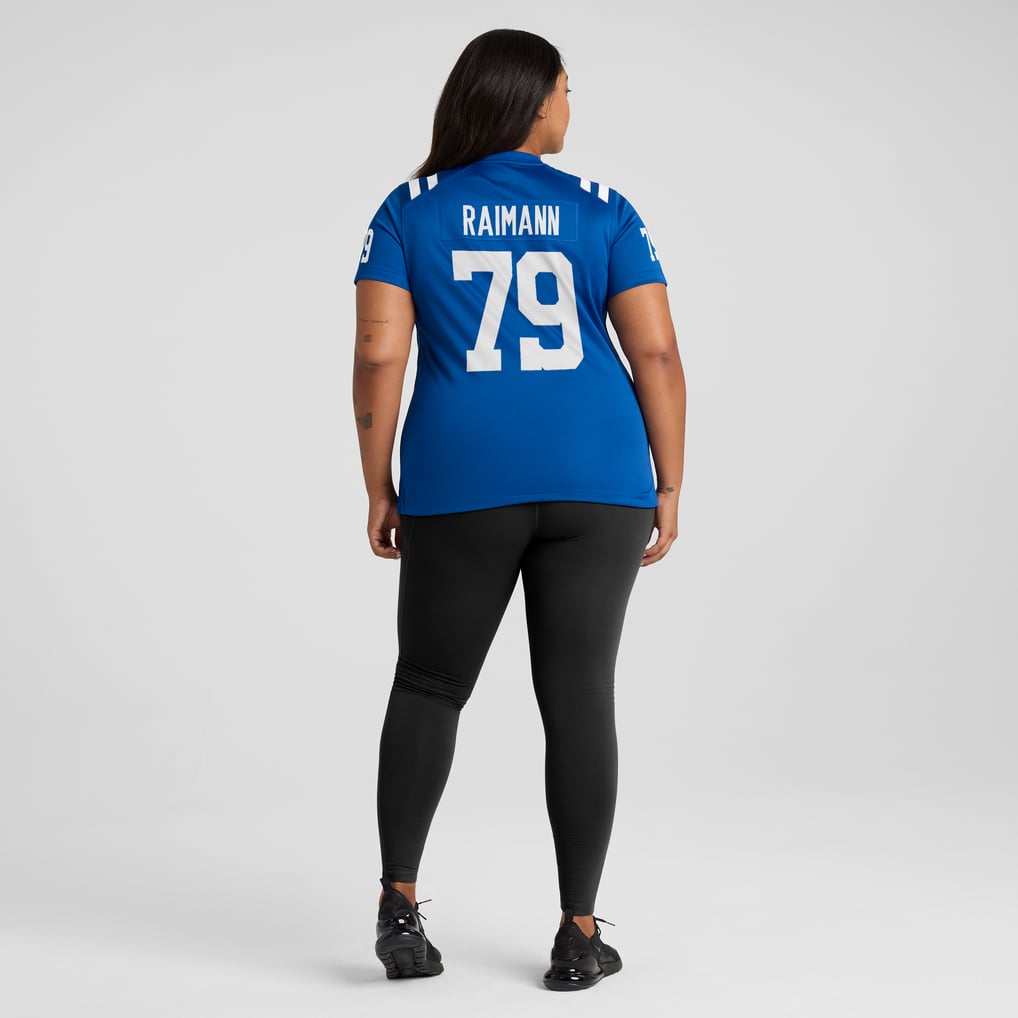 Women's Indianapolis Colts Bernhard Raimann Royal Player Game Jersey