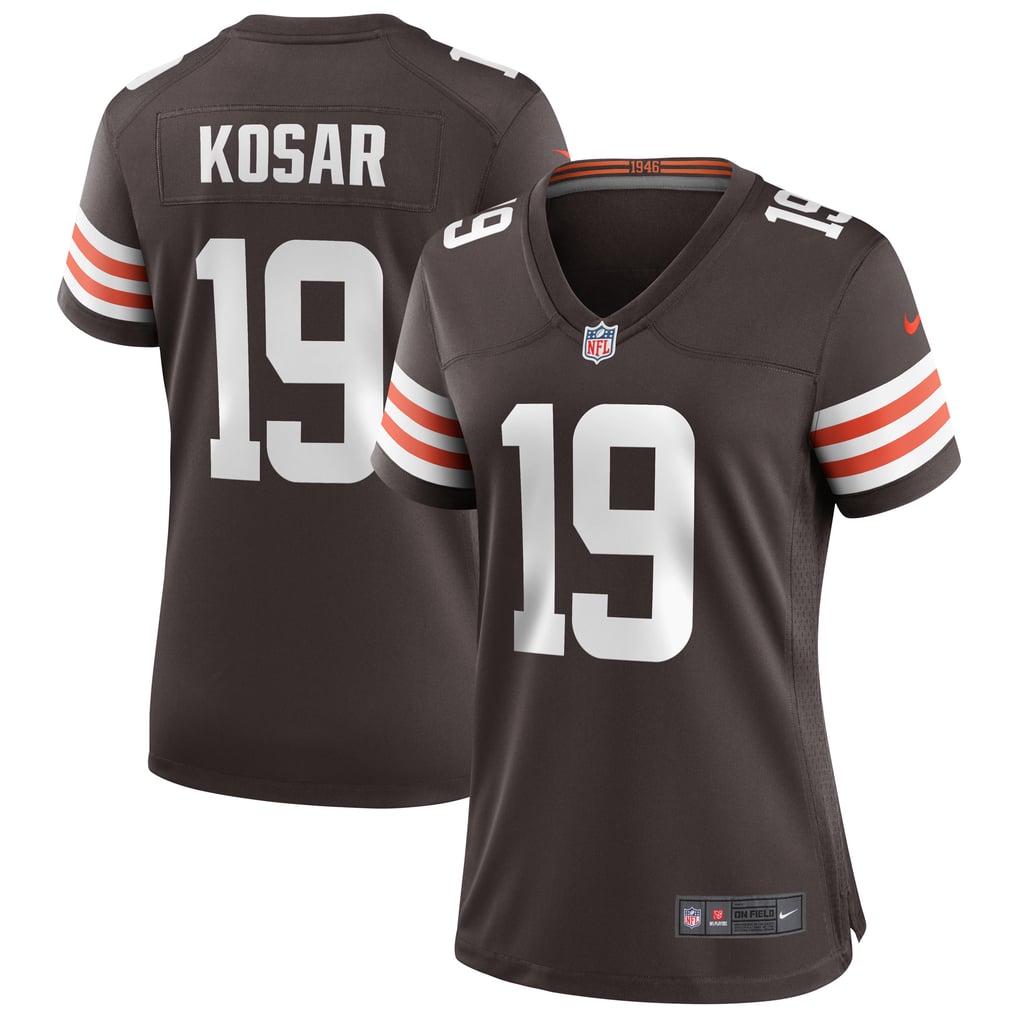 Women's Cleveland Browns Bernie Kosar Brown Game Retired Player Jersey
