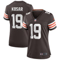 Women's Cleveland Browns Bernie Kosar Brown Game Retired Player Jersey