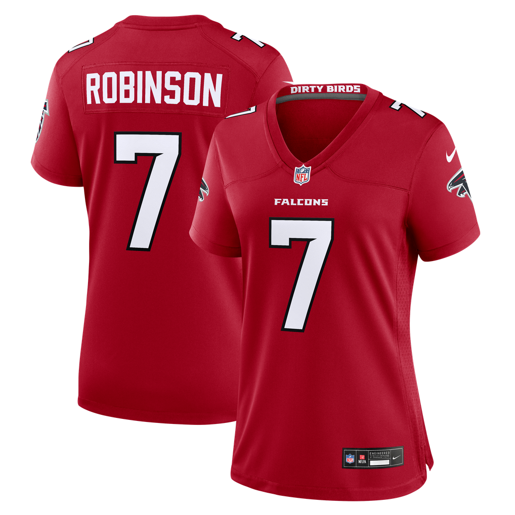 Women's Atlanta Falcons Bijan Robinson Red Game Jersey