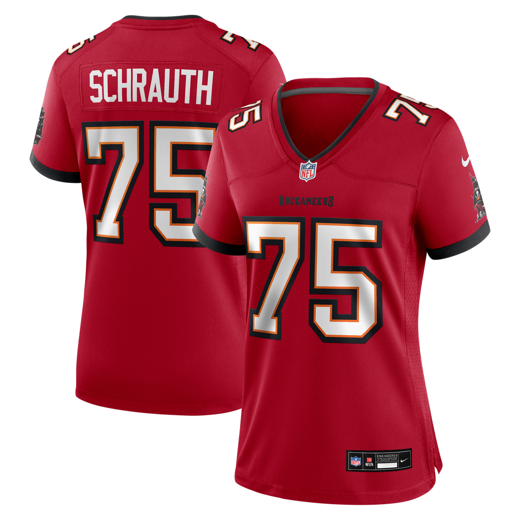 Women's Tampa Bay Buccaneers Billy Schrauth Red Team Game Jersey