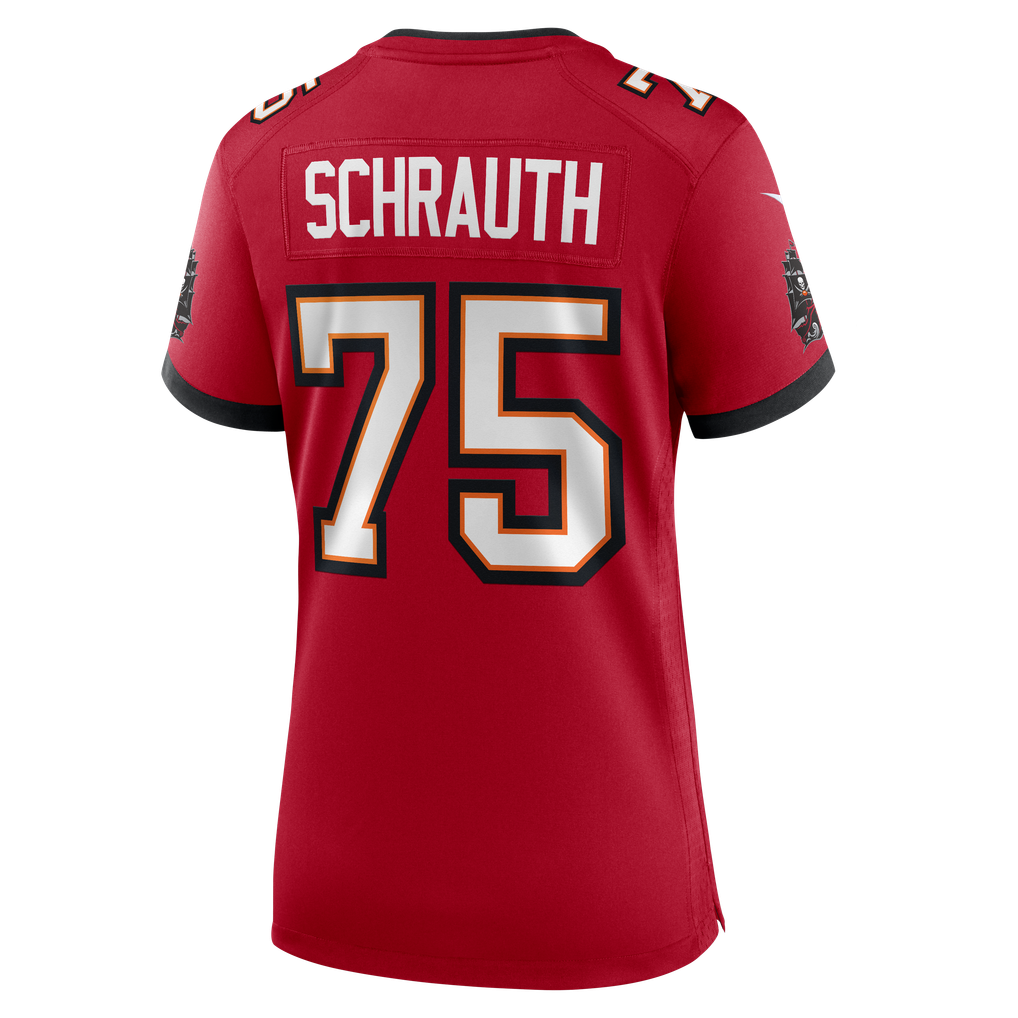 Women's Tampa Bay Buccaneers Billy Schrauth Red Team Game Jersey