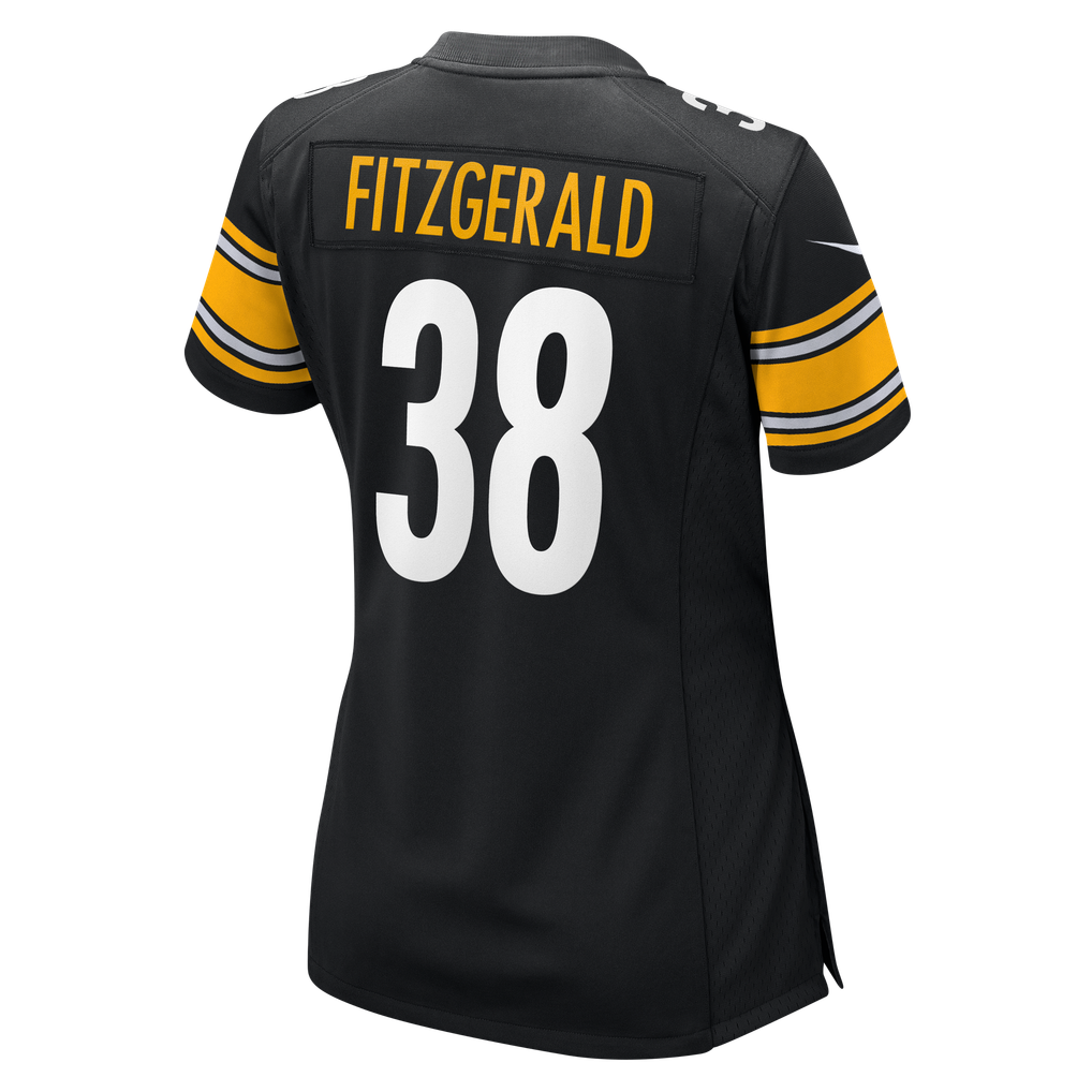 Women's Pittsburgh Steelers Bishop Fitzgerald Black Team Game Jersey