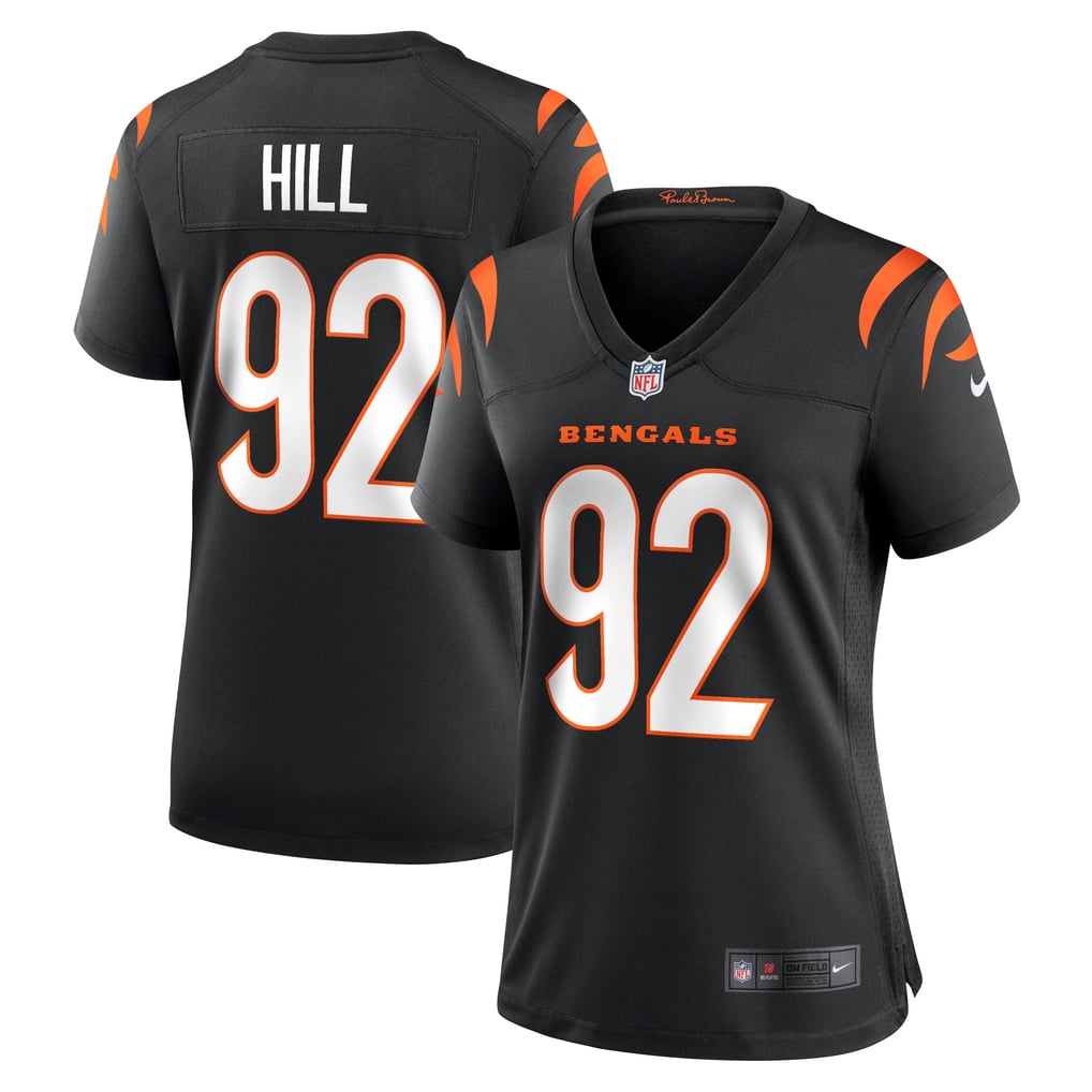 Women's Cincinnati Bengals B.J. Hill Black Game Jersey